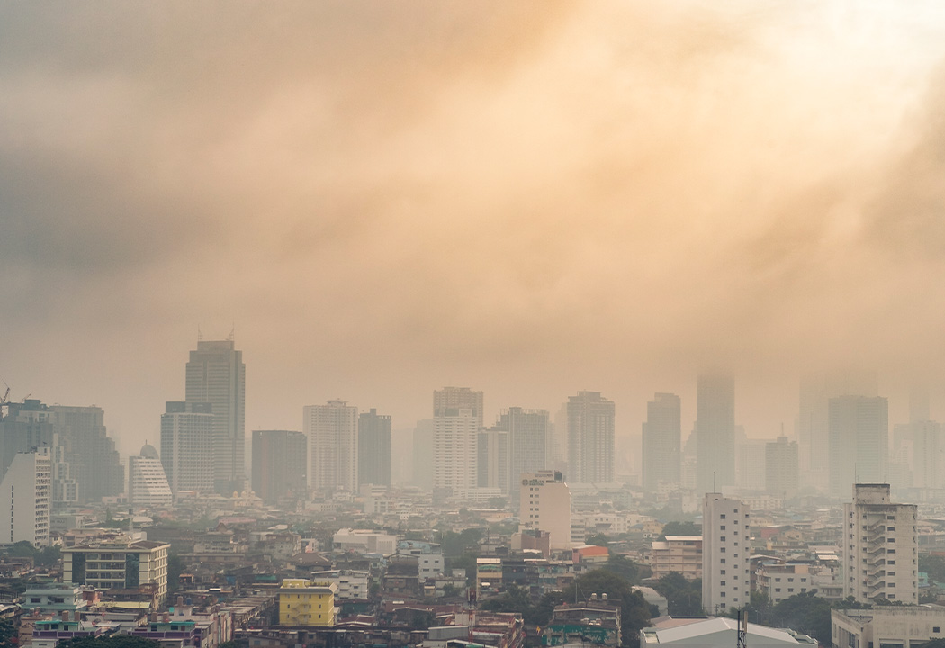 Ciudades donde se respira aire viciado