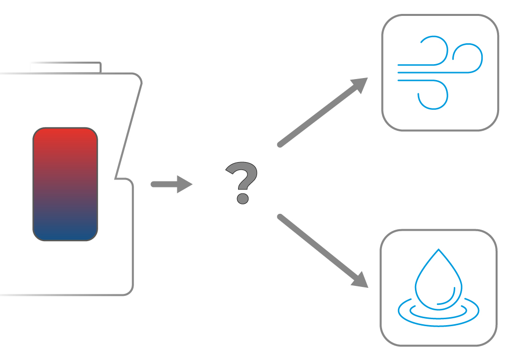 ¿Condensación de aire o agua?