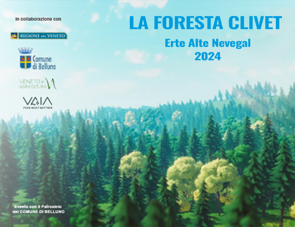 La foresta Clivet, Erte Alte Nevegal, 2024 