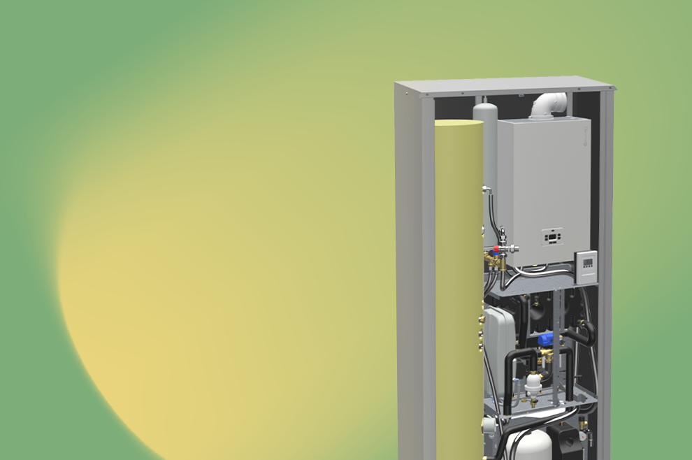 Estructura interna del producto Hydro-split versión invisible