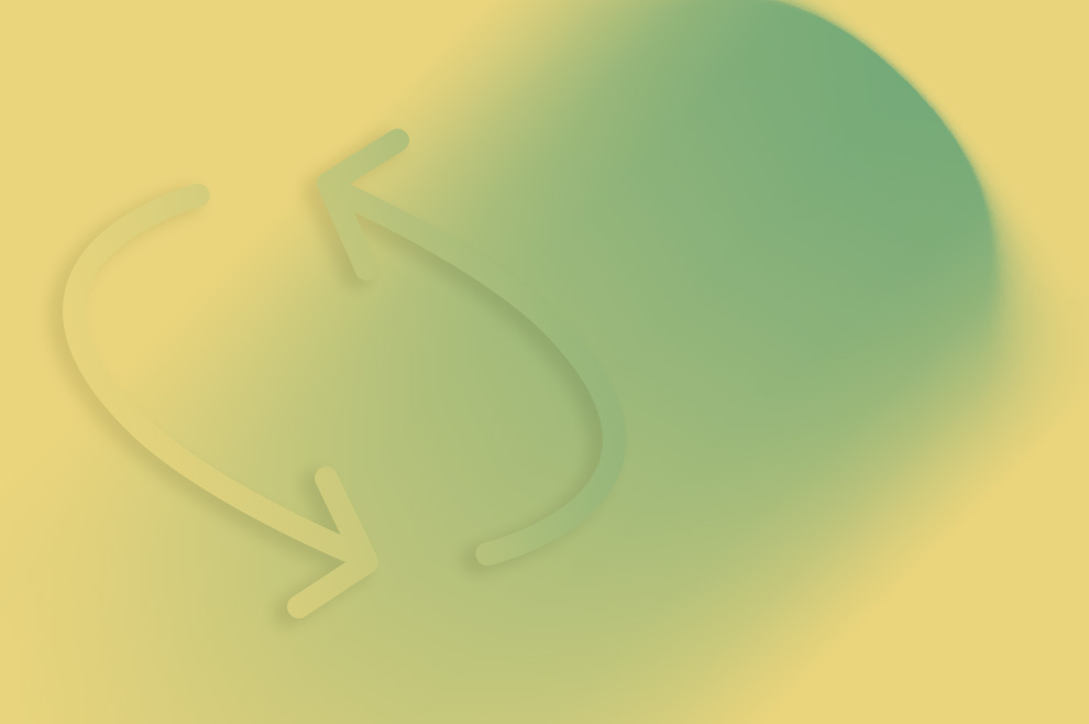 Grafica di due frecce circolari, BOX 2, con ventilatore a velocità continua regola con precisione l’intensità dell’aria