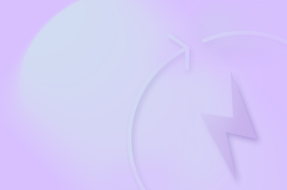 CONTROL4 NRG by Clivet: energia sotto controllo. Grafica simbolo energia con due freccia circolari.