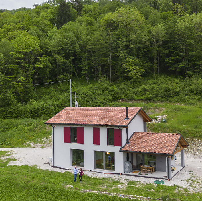 Biocasa smart_esterno_impianto completo Clivet