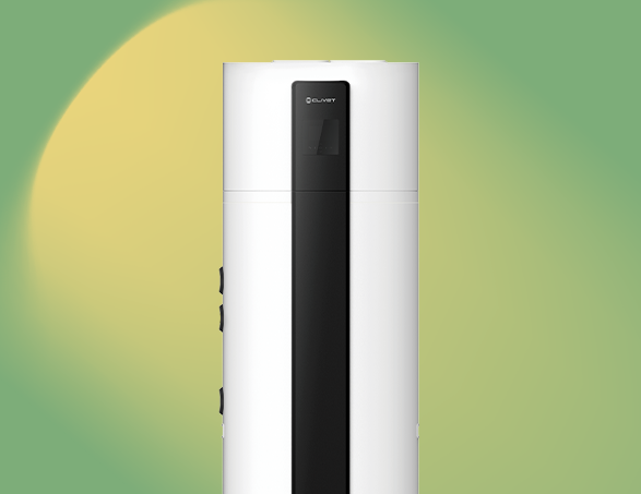 Warm water thanks to heat pump