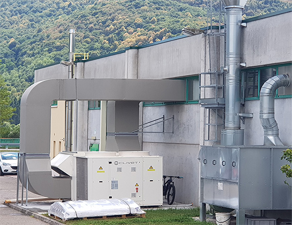 bomba de calor condensada por aire tipo rooftop full inverter